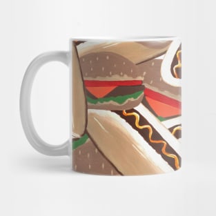 HOT Dogs And Burger Time Mug